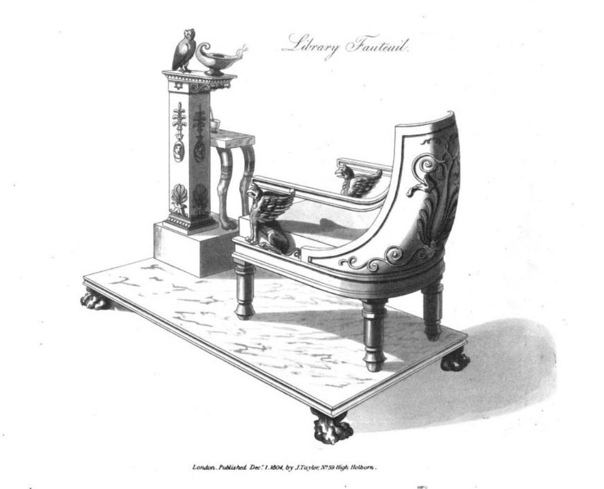 Library Fanteul drawn by George Smith